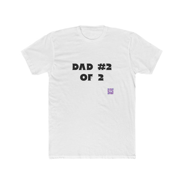 Dad 2 of 2 Funny T Shirt for Dad Unique Fathers Day Present Dad Shirt with Number Design Cute Parent Shirt Dad of 2 Tee