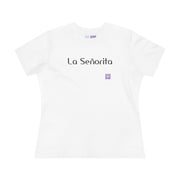 La Senorita T-Shirt Handwritten Style Graphic Tee Trendy Fashion Statement Design Casual Wear