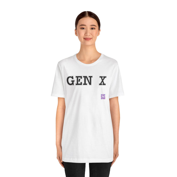 Gen X T-Shirt Vintage Style Gen X Shirt Funny Gen X Graphic Tee Unique Gift for Gen Xers Cool Generation X T Shirt