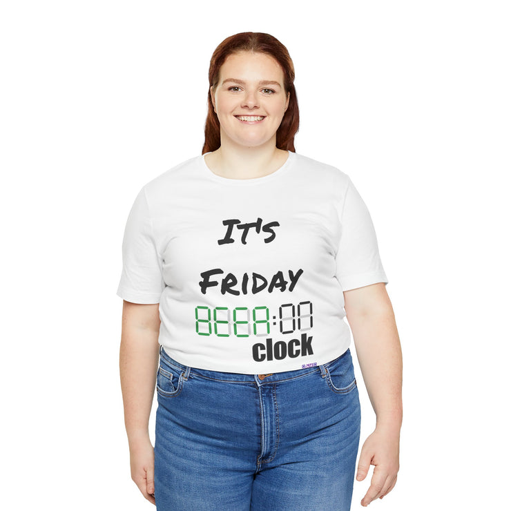 It's Friday Beer O Clock Funny Drinking T-Shirt, Weekend Party Tee, Present for Beer Lovers