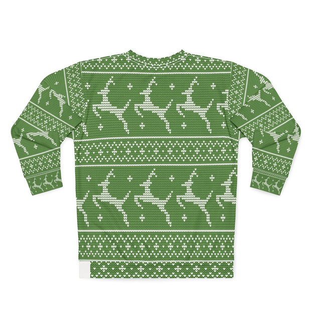 Unisex Sweatshirt with 'Sweater Weather Forever' Reindeer Design