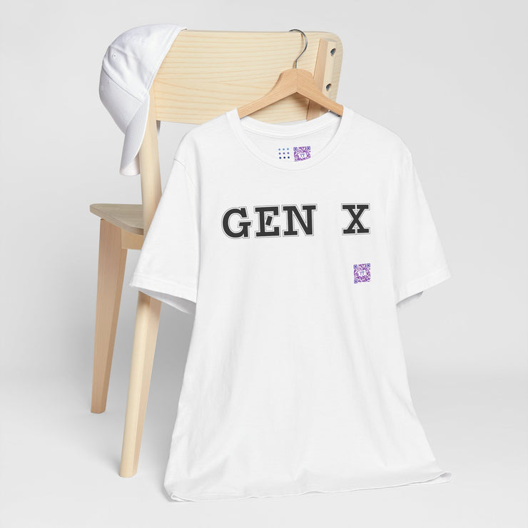 Gen X T-Shirt Vintage Style Gen X Shirt Funny Gen X Graphic Tee Unique Gift for Gen Xers Cool Generation X T Shirt