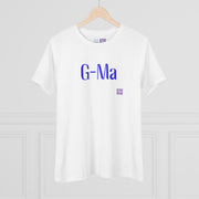 G-Ma Funny Grandma T-Shirt for Mothers Day Present Cool Grandma Tee for Grandma Birthday Present Women T-Shirt