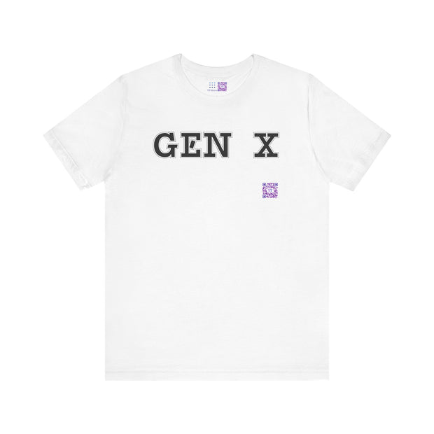 Gen X T-Shirt Vintage Style Gen X Shirt Funny Gen X Graphic Tee Unique Gift for Gen Xers Cool Generation X T Shirt