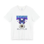 Butterfly & Daisy Flower Unisex Jersey Short Sleeve Tee