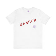 Danger T-Shirt, Unisex Danger Tee, Warning Graphic Shirt, Distressed Style Danger Top