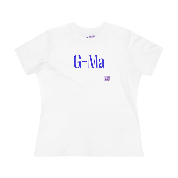 G-Ma Funny Grandma T-Shirt for Mothers Day Present Cool Grandma Tee for Grandma Birthday Present Women T-Shirt