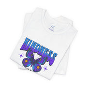 Butterfly & Daisy Flower Unisex Jersey Short Sleeve Tee