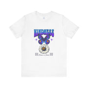 Butterfly & Daisy Flower Unisex Jersey Short Sleeve Tee