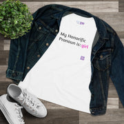 My Honorific Pronoun is girl T-shirt, Inclusive Statement Tee, Pronoun Affirmation, Empowering Graphic Tee, LGBTQ+ Shirt