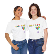 100 Percent Gay T Shirt Rainbow Heart LGBTQ Pride Shirt Gay Pride Tee Colorful Pride Design Queer Pride Present Unisex Top