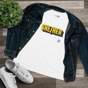 SHE HER Pronoun T-Shirt, Bold Text Graphic Tee, Unisex Casual Top, Inclusive Gender Identity Shirt