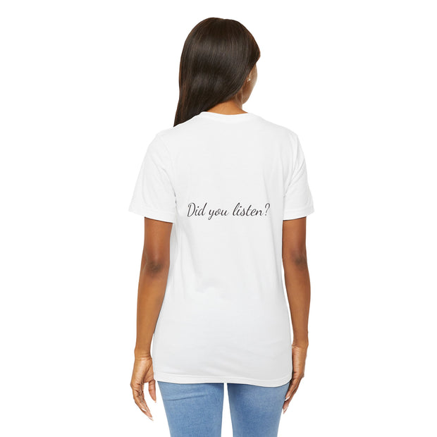 Funny Quote T-shirt, They Said Wait Design, Casual Wear Tee, Unique T-shirt Present, Trendy Graphic Tee, Unisex T-shirt