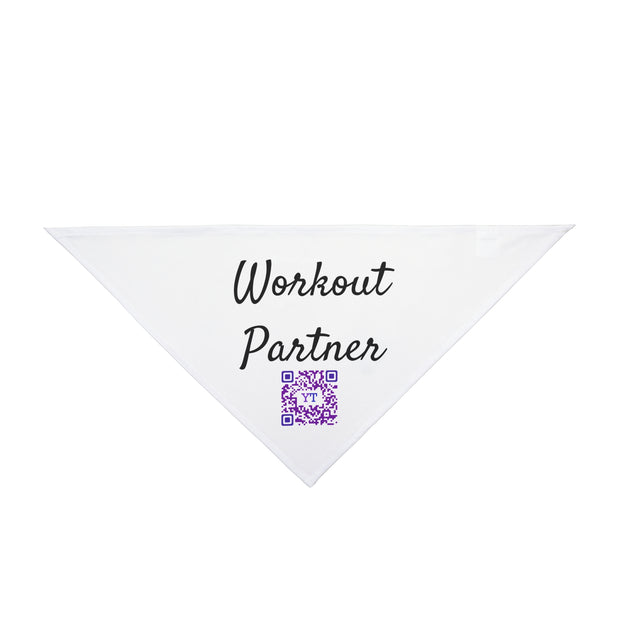 Workout Partner - Pet Bandana Unisex T-Shirt