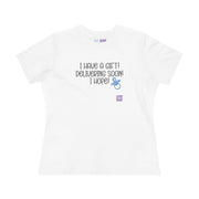 Funny Pregnancy Shirt I Have A Gift Delivering Soon T-Shirt Expecting Mom Humor Cute Baby Shower Tee