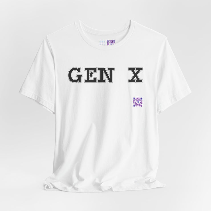 Gen X T-Shirt Vintage Style Gen X Shirt Funny Gen X Graphic Tee Unique Gift for Gen Xers Cool Generation X T Shirt