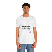 Simple You Me and Him Graphic Tee Funny Quote TShirt Unique Gift for Friends Casual Wear Trendy Apparel Unisex Shirt