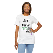 It's Friday Beer O Clock Funny Drinking T-Shirt, Weekend Party Tee, Present for Beer Lovers