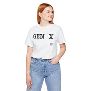 Gen X T-Shirt Vintage Style Gen X Shirt Funny Gen X Graphic Tee Unique Gift for Gen Xers Cool Generation X T Shirt