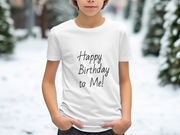 Happy Birthday to Me T-Shirt, Birthday Celebration Shirt, Fun Birthday Tee, Celebration Apparel, Birthday Party Outfit, Birthday Idea Youth Short Sleeve T-Shirt