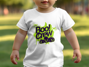 Halloween Boo Crew T-Shirt, Halloween Party Shirt, Spooky Halloween Tee, Halloween Graphic Tee, Boo Crew Shirt, Pumpkin Face Baby Jersey Short Sleeve Tee