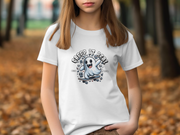 Funny Halloween T-Shirt, Creep It Real Ghost Skateboarding, Cute Ghost Graphic Tee, Halloween Ghost Shirt, Spooky Season Top, Urban Youth Short Sleeve T-Shirt