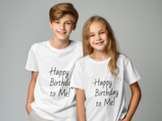 Happy Birthday to Me T-Shirt, Birthday Celebration Shirt, Fun Birthday Tee, Celebration Apparel, Birthday Party Outfit, Birthday Idea Youth Short Sleeve T-Shirt