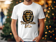 Follow Your Soul Lion T-Shirt, Motivational Quote Graphic Tee, Inspirational Animal Print, Empower Your Spirit, Unisex Casual Shirt