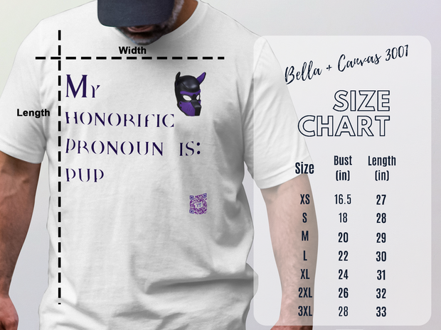 My Honorific Pronoun Is Pup Shirt, Fun Pronoun T-Shirt, Gender Identity Tee, Unique Pronoun Design, LGBTQIA+ Support Shirt