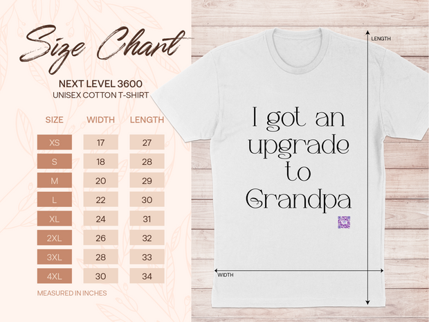 Funny Grandpa Upgrade T-Shirt, Grandpa Announcement Shirt, New Grandparent Present Tee, Father's Day Grandpa Shirt