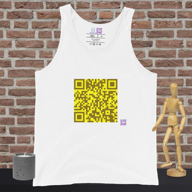 Let's get NAKED - QR Code - Hidden Meaning - Tank Top