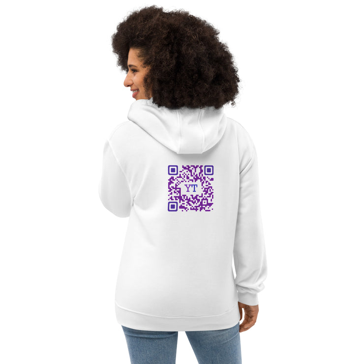 Wife Mom Boss Babe, Written Saying on a Hoodie- Mother's Day Hoodie - Mom's Special Day - Premium eco hoodie