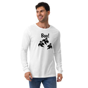 Halloween Boo Ghost Long Sleeve Shirt, Spooky Ghosts Long Sleeve Shirt, Cute Halloween Shirt, Ghostly Boo Long Sleeve Tee, Fun Halloween Graphic Long Sleeve Tee