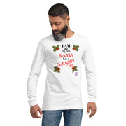 I Am the Reason Santa has a Naughty List Funny Christmas Long Sleeve T Shirt Holiday Long Sleeve Tee Humorous Festive Long Sleeve Top