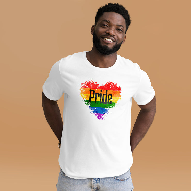 Pride Heart - Gay Pride Heart - Lesbian Pride - Pride Month - Bisexual Pride - Non-Binary Pride - Trans Pride - Unisex t-shirt