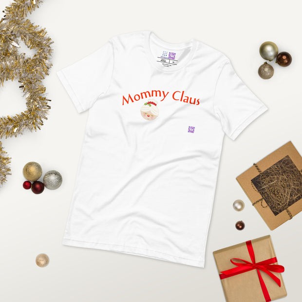 Mommy Claus T-Shirt, Funny Christmas Shirt, Cute Holiday Tee, Santa Themed T-Shirt, Family Christmas Outfit, Holiday Apparel Present