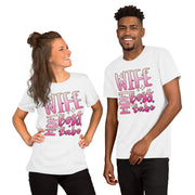 Wife, Mom, Boss, Babe Unisex t-shirt