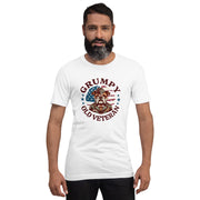 Grumpy Old Veteran - Grumpy Bulldog - Memorial Day - Veterans Day - Animal Graphic Shirt - Bulldog Tee - Unisex t-shirt