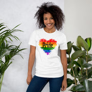 Pride Heart - Gay Pride Heart - Lesbian Pride - Pride Month - Bisexual Pride - Non-Binary Pride - Trans Pride - Unisex t-shirt