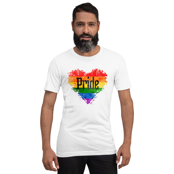 Pride Heart - Gay Pride Heart - Lesbian Pride - Pride Month - Bisexual Pride - Non-Binary Pride - Trans Pride - Unisex t-shirt