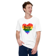 Pride Heart - Gay Pride Heart - Lesbian Pride - Pride Month - Bisexual Pride - Non-Binary Pride - Trans Pride - Unisex t-shirt