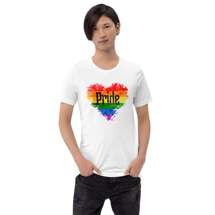 Pride Heart - Gay Pride Heart - Lesbian Pride - Pride Month - Bisexual Pride - Non-Binary Pride - Trans Pride - Unisex t-shirt