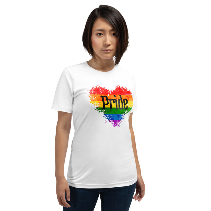 Pride Heart - Gay Pride Heart - Lesbian Pride - Pride Month - Bisexual Pride - Non-Binary Pride - Trans Pride - Unisex t-shirt