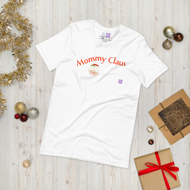 Mommy Claus T-Shirt, Funny Christmas Shirt, Cute Holiday Tee, Santa Themed T-Shirt, Family Christmas Outfit, Holiday Apparel Present