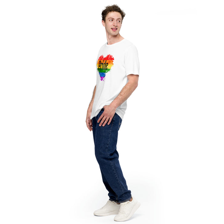 Pride Heart - Gay Pride Heart - Lesbian Pride - Pride Month - Bisexual Pride - Non-Binary Pride - Trans Pride - Unisex t-shirt