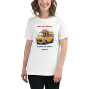 Mom's Taxi Service - No Meters - Metered Patience - Mother's Day - Mom's Special Day - Mom's Minibus - Mom's Mini Van - Women's Relaxed T-Shirt