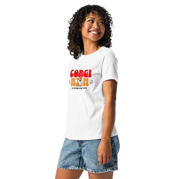 Corgi Mom Women's Relaxed T-Shirt