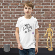 Happy Birthday to Me T-Shirt, Birthday Celebration Shirt, Fun Birthday Tee, Celebration Apparel, Birthday Party Outfit, Birthday Idea Youth Short Sleeve T-Shirt